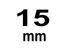 15 mm Breite