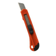Schneidemesser Cutter rot/orange mit 18 mm Abbrechklinge
