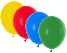 Luftballons bunt gemischt Ø 250 mm, Größe M, 100 Stk.