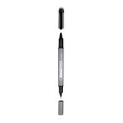 Marker Fineliner mit Doppelspitze 0,4 mm (fein) bis 3 mm (mittel) schwarz, 10 Stk.