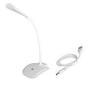 Schreibtischlampe Schreibtischleuchte LED flexibler Arm Akku USB 3 Leuchtmodi