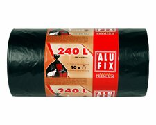 ALUFIX Mllscke extra Stark 240 L, HDPE 100x125 cm 35my, schwarz, 10 Stk.