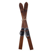 Ski Vintage, Deko zum Hngen aus Holz 60cm, 1 Paar