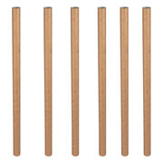 Papiertrinkhalme Trinkhalme Papier extra dick braun natur 10mm 21cm, 50 Stk.