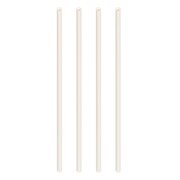 Trinkhalme aus Papier wei 6mm 21cm, 100 Stk.
