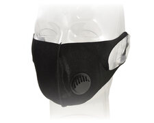 Mundschutzmaske Fashion Mask mit Filter wiederverwendbar waschbar schwarz