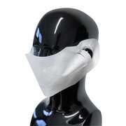 Hygienische Mundmaske Mundschutz und Nasenschutz Vlies wei� 100 Stk.