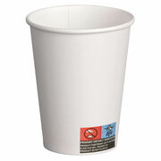 Kaffeebecher CoffeeToGo Pappbecher Trinkbecher wei 200ml, 50 Stk.