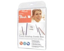 PEACH Einband-Set für Plastikbindung, 36 tlg.