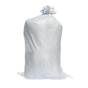 Schwerlastsack Gewebesack Hochwassersack Getreidesack Lagersack PP mit rotem Streifen 400 x 600 mm 15 kg weiss