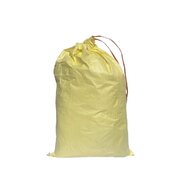 Schwerlastsack Gewebesack Hochwassersack Getreidesack Lagersack PP mit rotem Streifen, mit Band 500 x 800 mm 30kg gelb