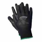 Arbeitshandschuhe, Montagehandschuhe Polyester Polyurethan Gre M-8 schwarz 12 Paar