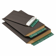 Vollpappe-Versandtasche PP V06.04, 237x342x -30mm mit Selbstklebeverschluss A4+, schwarz