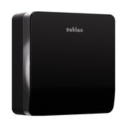 Satino Hyginity Jumbo Toilettenpapierspender L, 35x34x13,9cm schwarz, System JT2