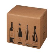 Weinversandkarton für 12 Weinflaschen mit DHL & UPS Zertifizierung