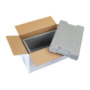 Isolierboxen mit Deckel aus Neopor 330 x 200 x 185mm 4,7 Liter, inkl. Umkarton