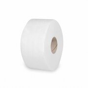 Toilettenpapier mit Perforation Tissue 2-lagig Ø18cm 100m Klopapier weiß 12 Stk.