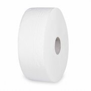 Toilettenpapier perforation Tissue 2-lagig Ø 26cm 220m Klopapier weiß,  6 Stk.