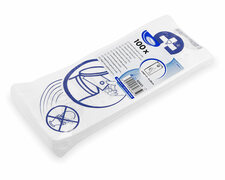 Hygienebeutel Damenhygiene Papierbeutel weiß mit Hinweisaufdruck, 100 Stk.