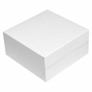Kuchenkarton - Tortenkarton, 30x30x10cm, weiß, 10 Stk.