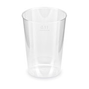 Trinkglas Verkostungsglas Trinkbecher Probierglas klar Eichstrich 100ml, 40 Stk.