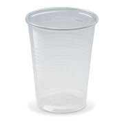 Trinkbecher transparent klar 0,4 l, 400 ml mit Fllstich Schaumrand PP, 50 Stk.