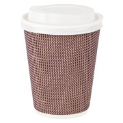 Premium Doppelwand Kaffeebecher CoffeeToGo mit Trinkdeckel 300/420ml, 100 Stk.