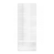 Blockbodenbeutel hochtransparent  70 + 40 x 190mm mit verschweitem Boden, 100 Stk.
