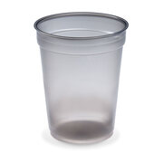Mehrwegbecher Pfandbecher rauch-grau transparent PP Eichstrich 0,3l �78mm, 58 Stk.