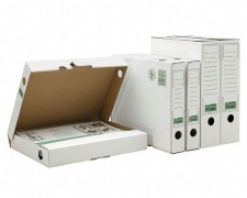 PG-PF_B03.20_020_1 ARCHIV-ABLAGEBOX zum Aufbewahren von Ordnerinhalten, Listen.. 265x75x324mm, wei