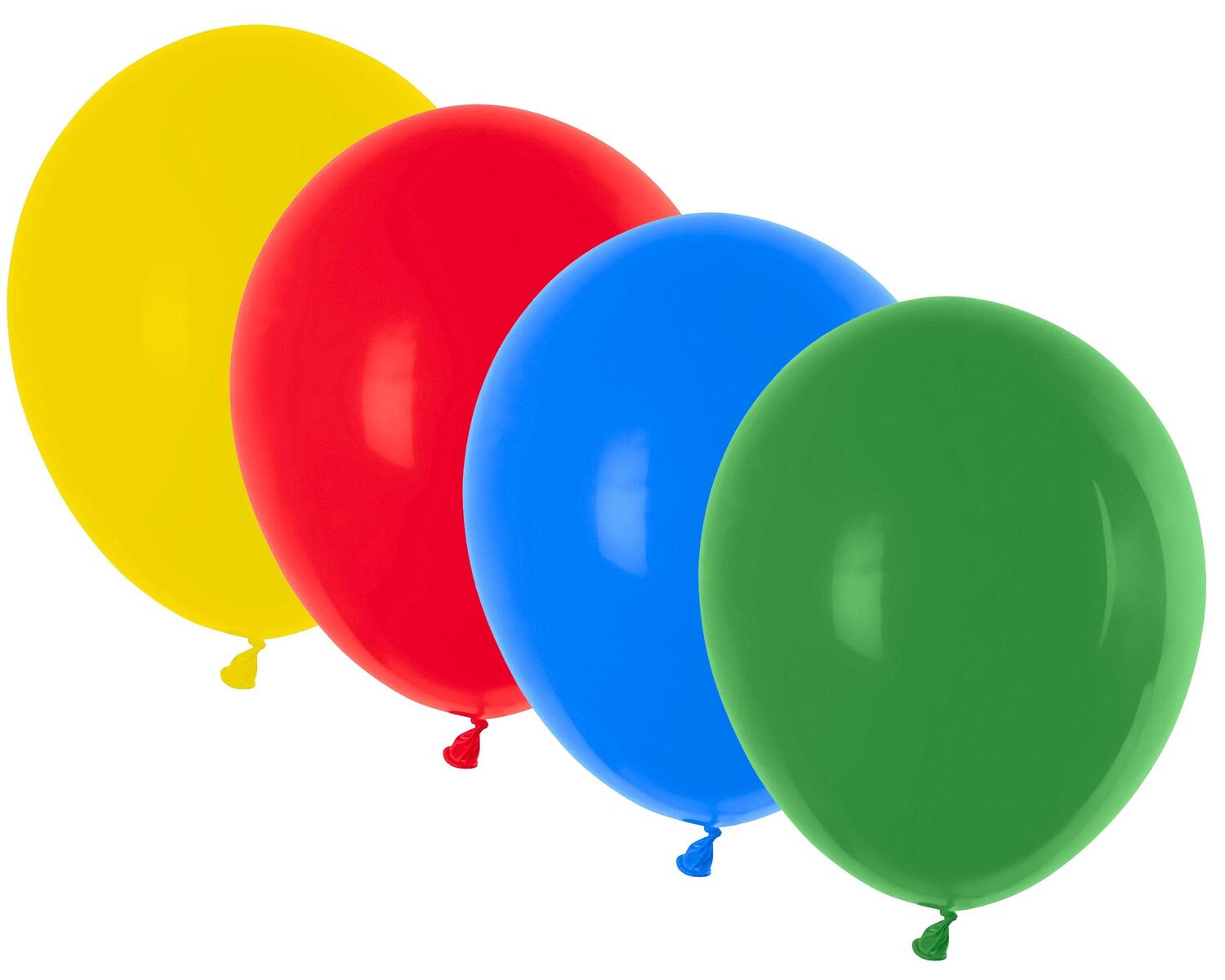 Luftballons bunt gemischt  300 mm, Gre L,  10 Stk.