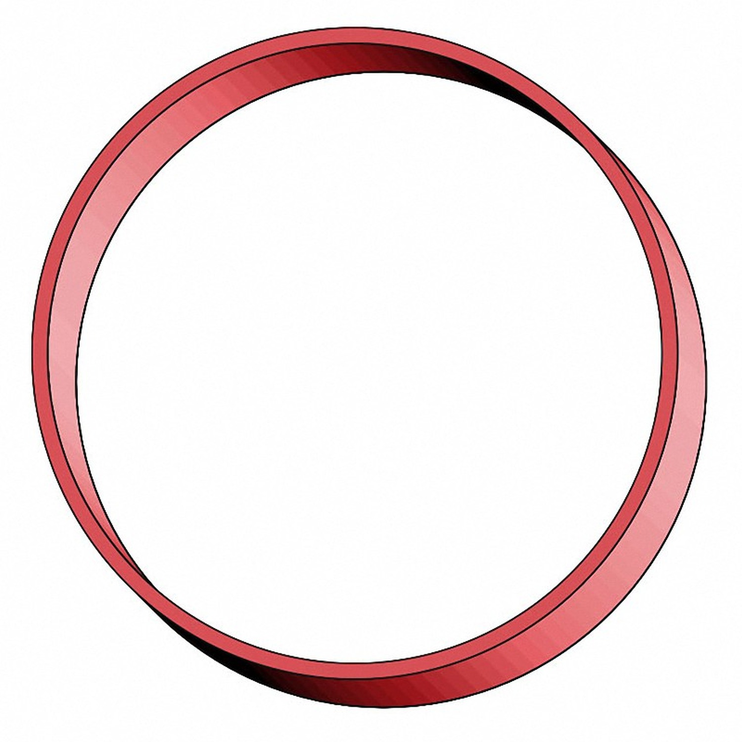 Gummiringe Gummibänder Ø  80mm, 3 mm in rot, ca. 650 Stk., 1000 gr.- 1 kg.