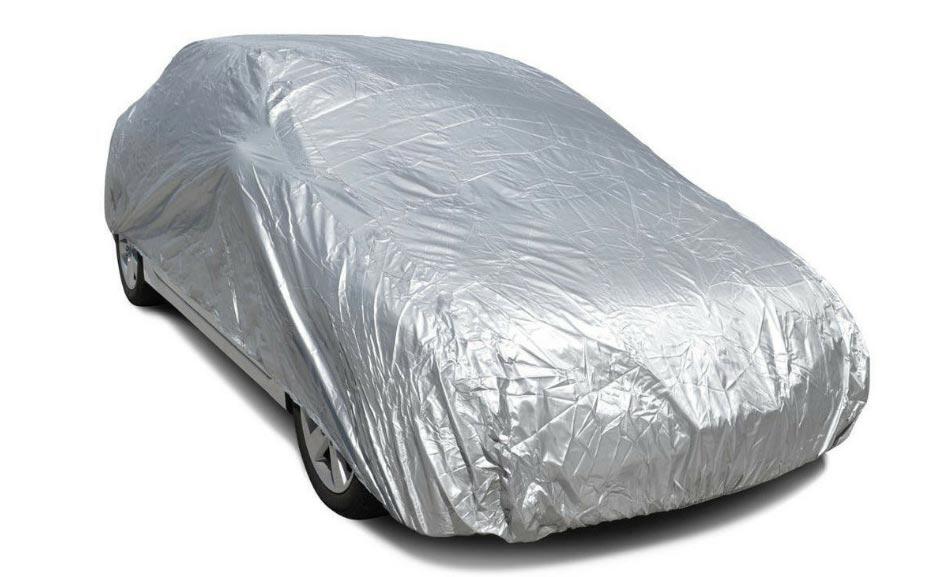Autoabdeckhaube Autoplane L (508195152cm) silber atmungsaktiv UV-/Wetterschutz