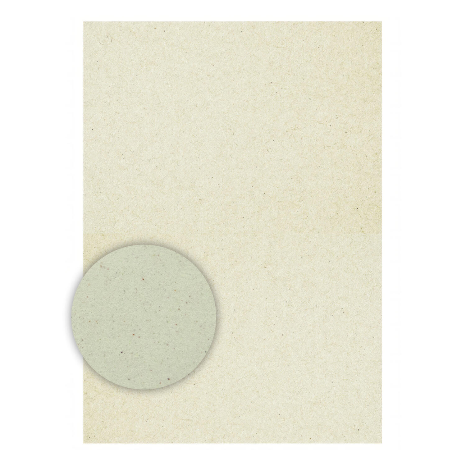 Einlegeblätter Algenpapier A4, elfenbein, 90g, 50 Stk.