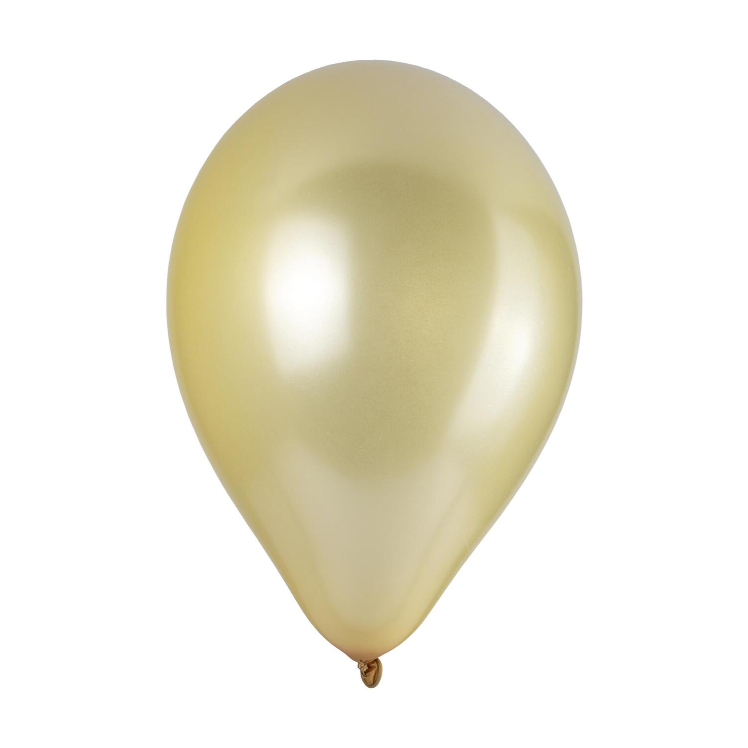 Luftballons Perlmutt, gold, 30cm, 50 Stk.