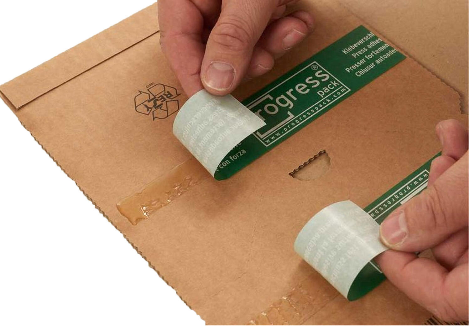 Universalverpackung 230x165mm bis 70mm Hhe B55.01 zentrale Packgutaufnahme ExtraSAFE Verschluss C5