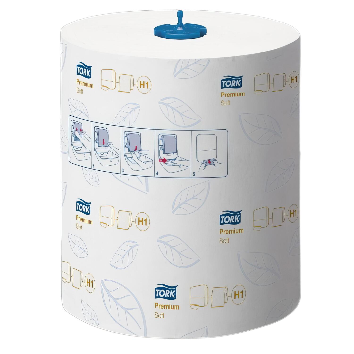 Tork Matic� Rollenhandtuch H1 weiss 2-lagig 21cm x 100m, 6 Rollen je 408 Abrisse