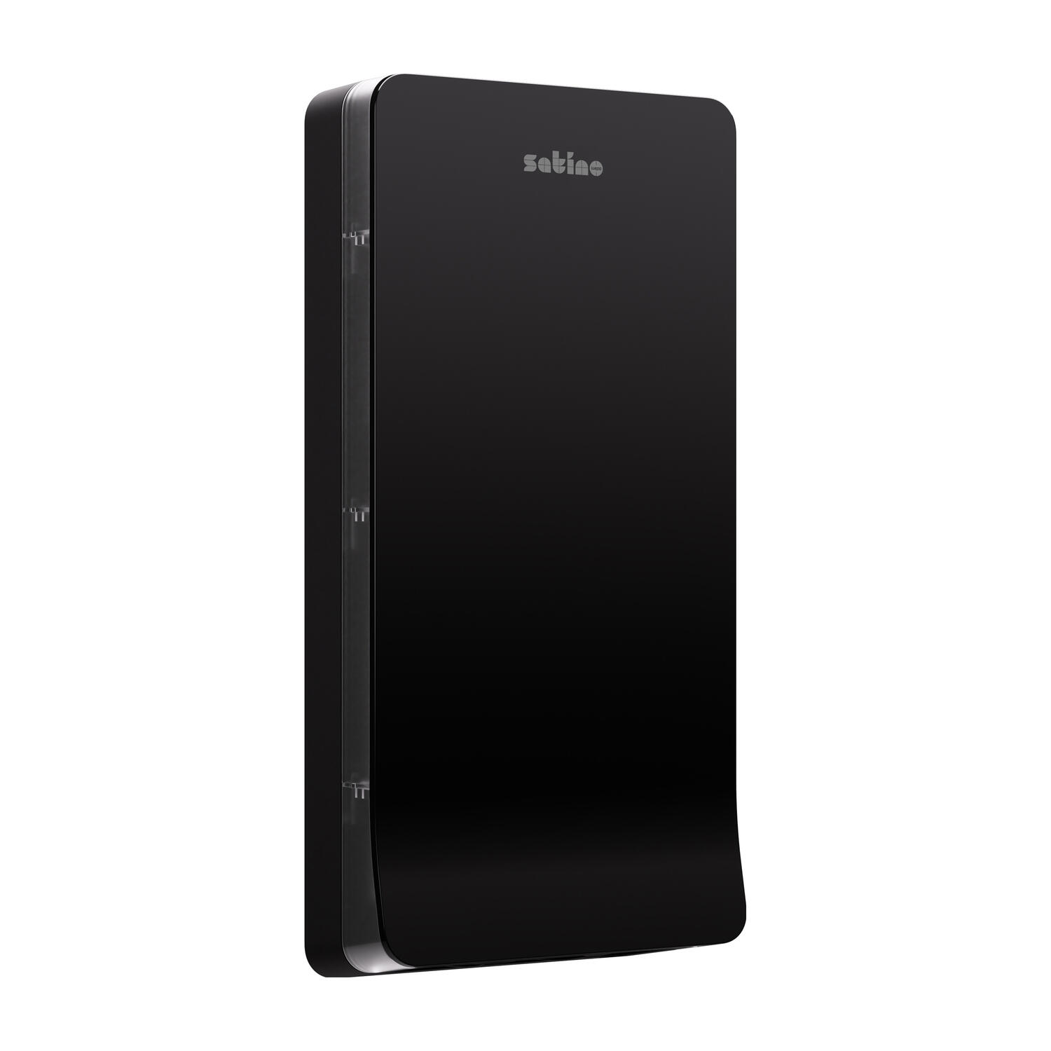 Satino Hyginity Falthandtuchspender Interfold XL, System PT2, 66,5 cm x  31,6 cm x 12,9 cm, schwarz