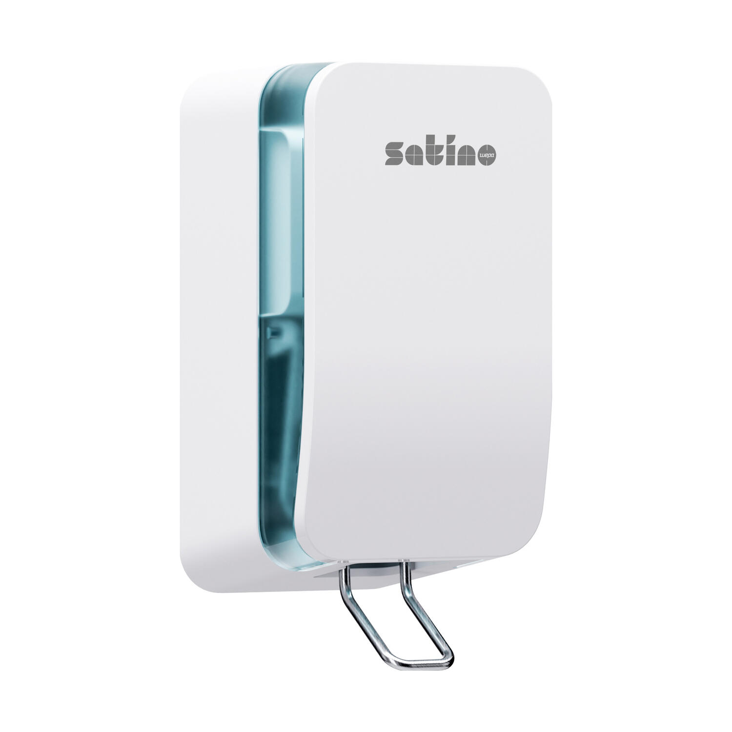 Satino Hyginity Clean&Care Seifenspender 500 ml, System SF2, 26,1 cm x 12,2 cm x 11,7 cm, manuell, wei�