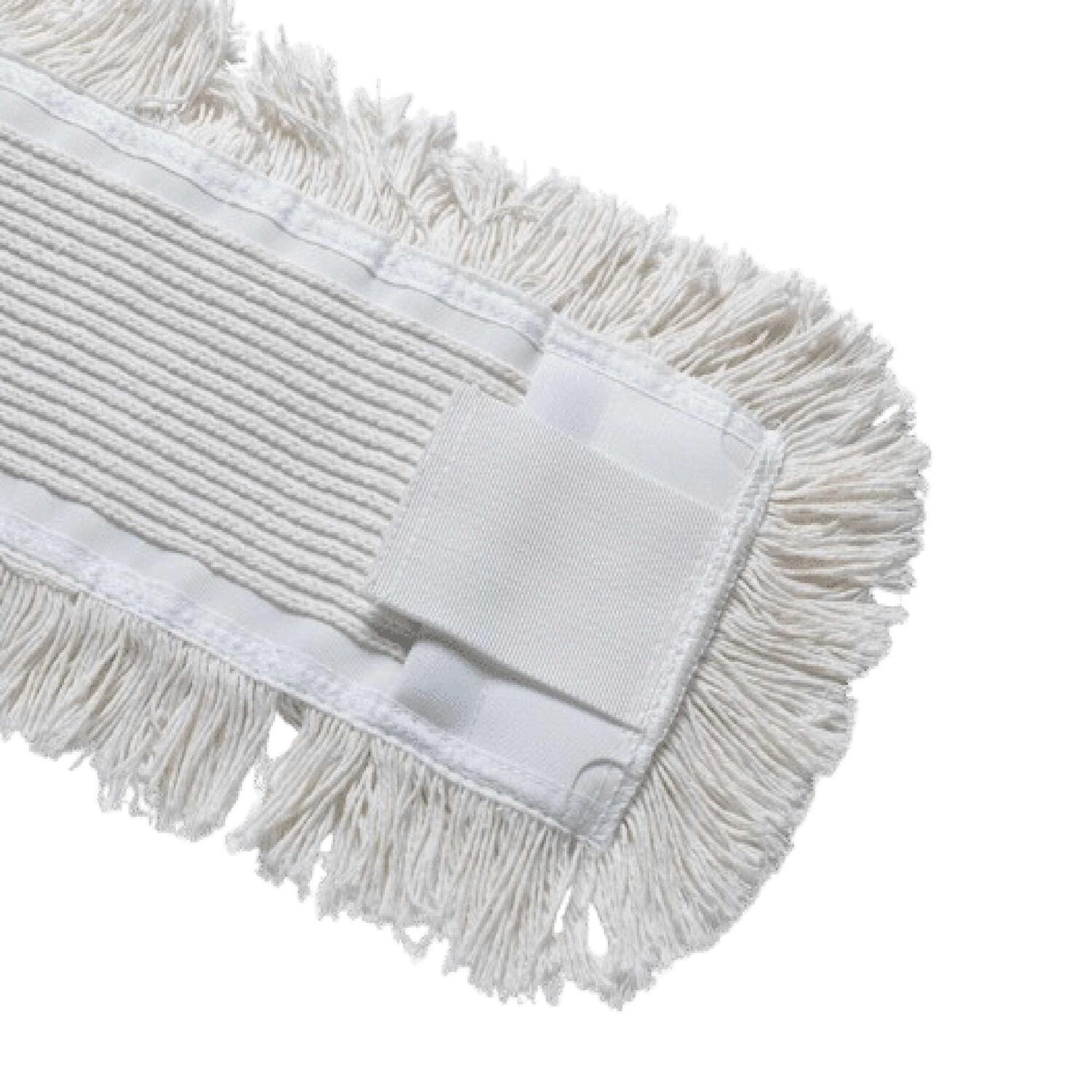 Baumwollmopp Premium mit Tasche und Lasche weiss 50cm, 10 Stk.