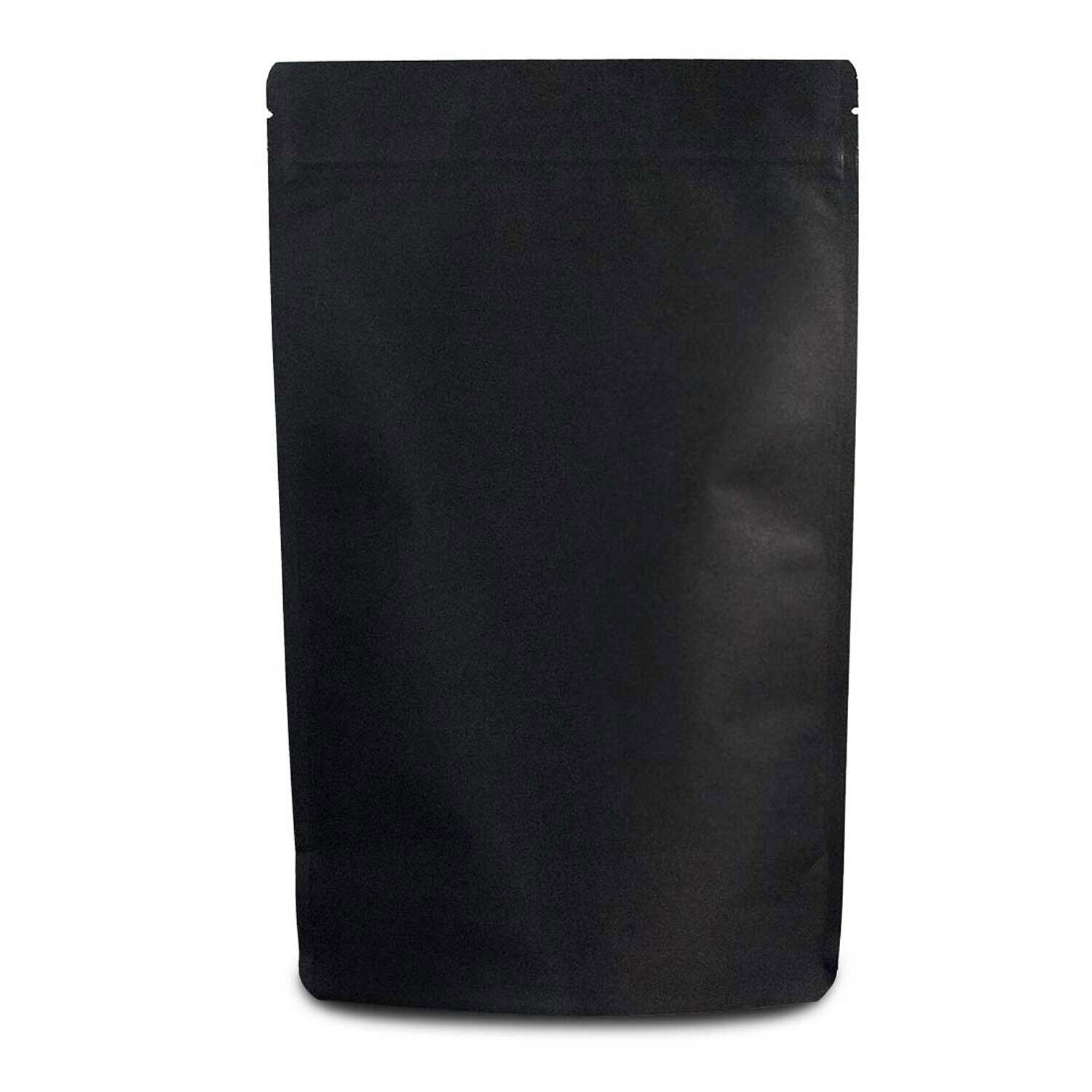 Standbodenbeutel Kraftpapier schwarz, 180x290x90mm, 1000ml, 500 Stk.