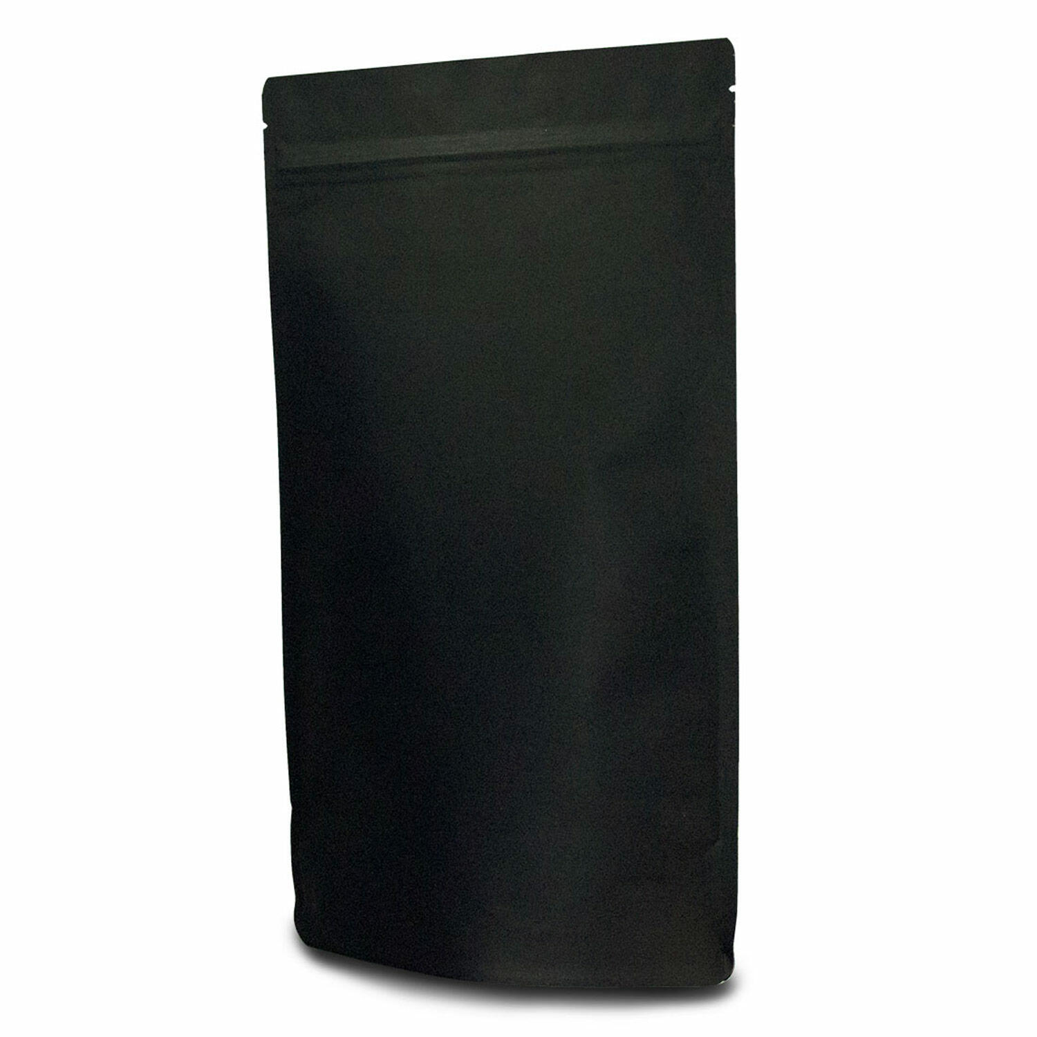 Standbodenbeutel Kraftpapier schwarz,  85x145x50mm, 100ml, 1000 Stk.