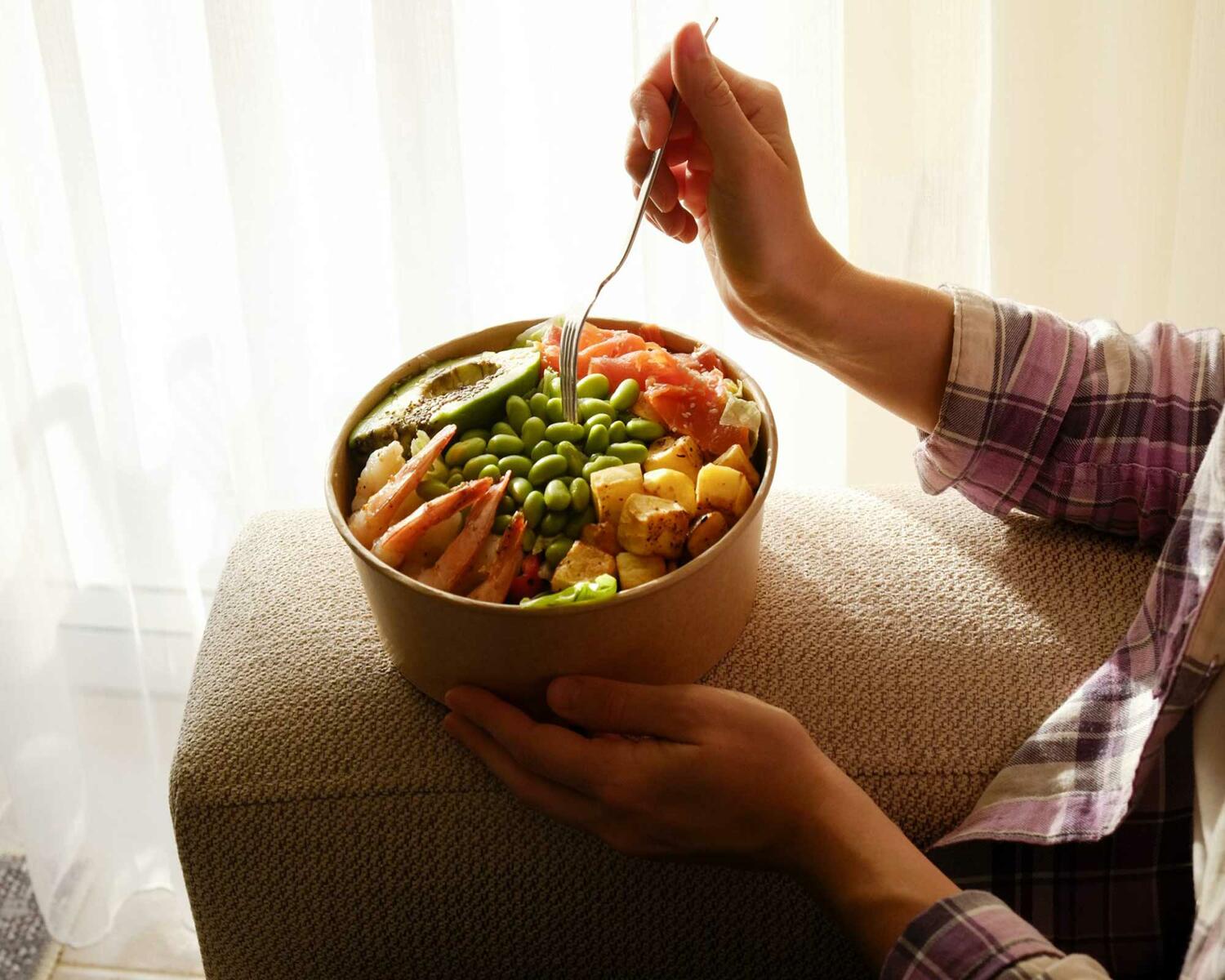 Salatschalen Feinkostschalen braun aus Pappe mit PLA beschichtet  500ml, 50 Stk.