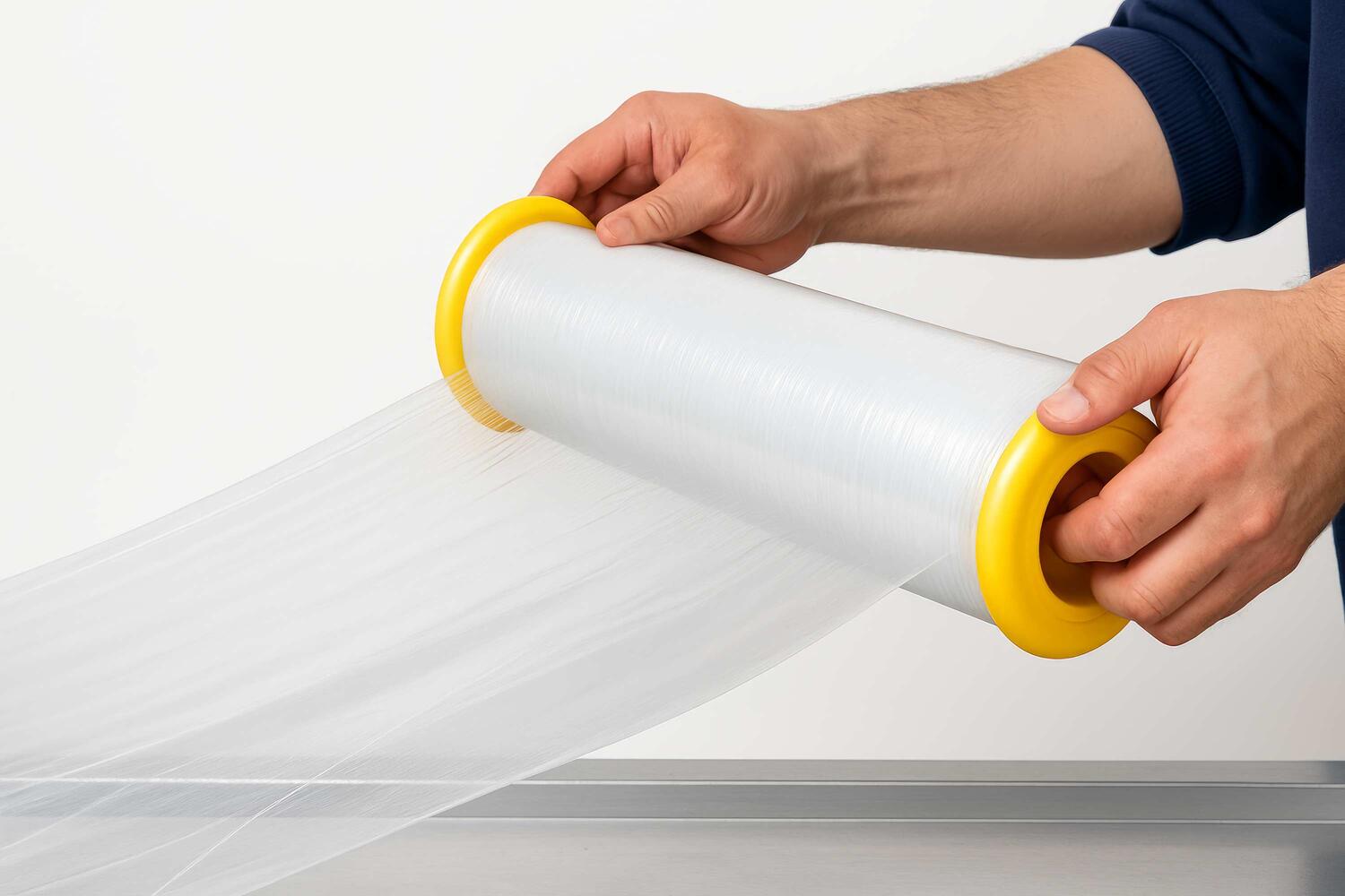 Abroller fr Coreless Stretchfolien ohne Kern einstellbar 400-500mm fr Durchmesser 50mm