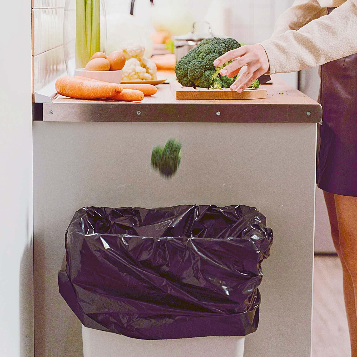 Mlleimerbeutel 60 Liter, 60x70cm gerollt schwarz, stark, 500 Stk.