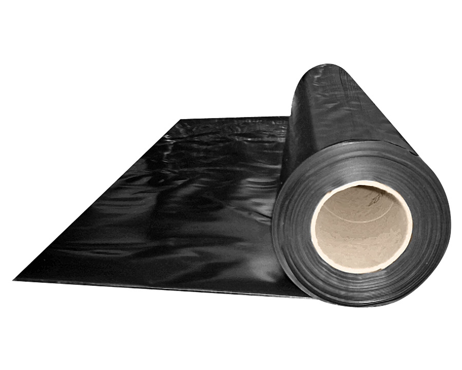 Abdeckfolie Baufolie, schwarz opak  2000mm, x 50m, 200my LDPE