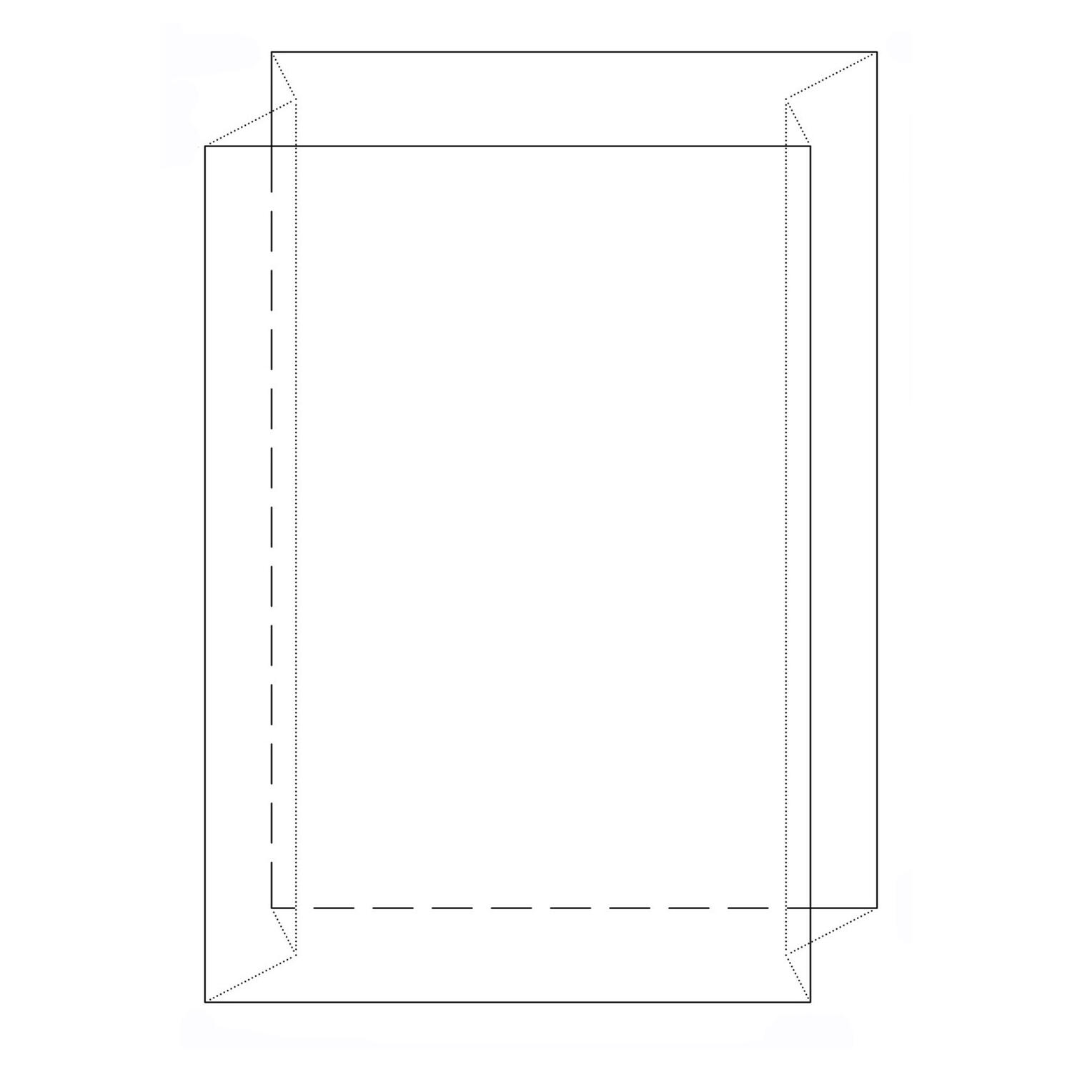 Seitenfaltensack  500x300x1300 mm, hoch transparent, 70my