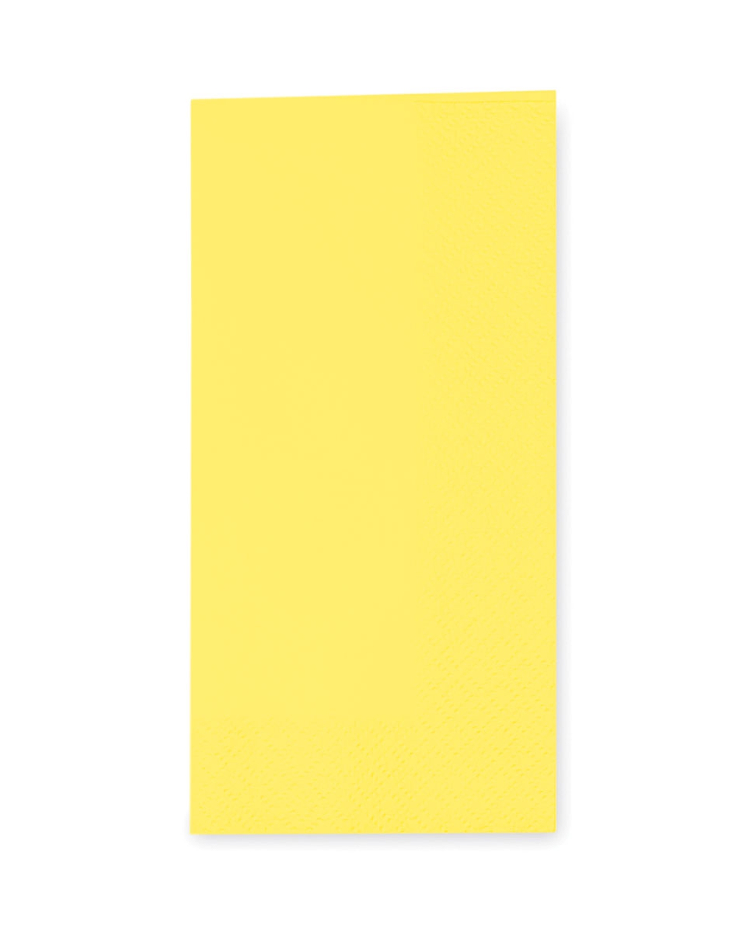 Servietten 33 x 33 cm 1/8 -Falz, 3-lagig gelb, 250 Stk.