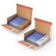 ColomPac Ordnerversandkarton flexible 370 x 295 x -85mm doppelter Selbstklebeverschluss wei