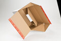 ColomPac Blitzbodenkarton 393 x 328 x 166mm Premium mit doppelten Selbstklebeverschluss & Aufreifaden wei